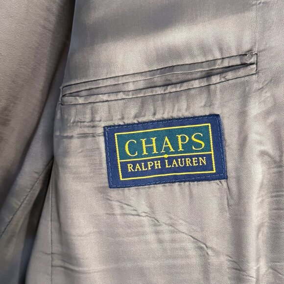 Vintage Ralph Lauren Chaps Mens Sport Coat 48 Tall Corduroy Golden Wheat Tan - Picture 14 of 16